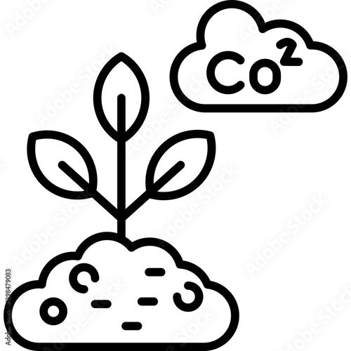 Photosynthesis Icon Vector Element