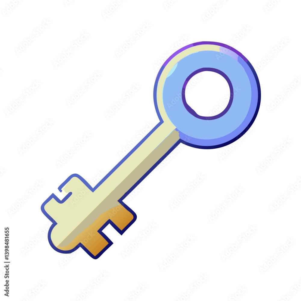 key icon, key vector illustration-simple illustration of key, perfect for key logos and icons key icon, key vector illustration-simple illustration of key, perfect for key logos and icons