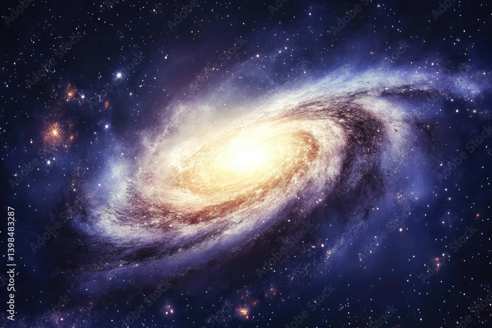Cosmic portal opening, revealing a swirling galaxy filled with zodiac constellations Cosmic portal opening, revealing a swirling galaxy filled with zodiac constellations
