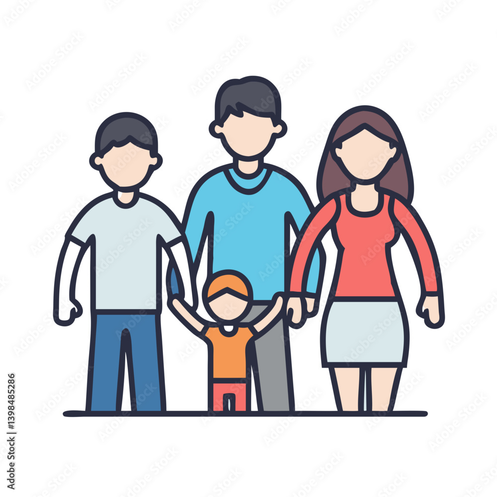 family life icon, family life vector illustration-simple illustration of family life, perfect for family life logos and icons family life icon, family life vector illustration-simple illustration of family life, perfect for family life logos and icons