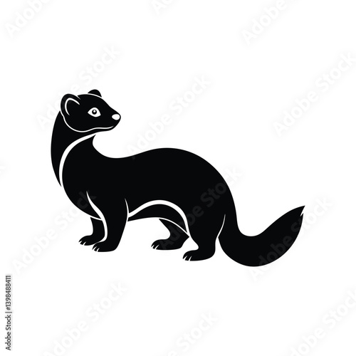 ferret silhouette art