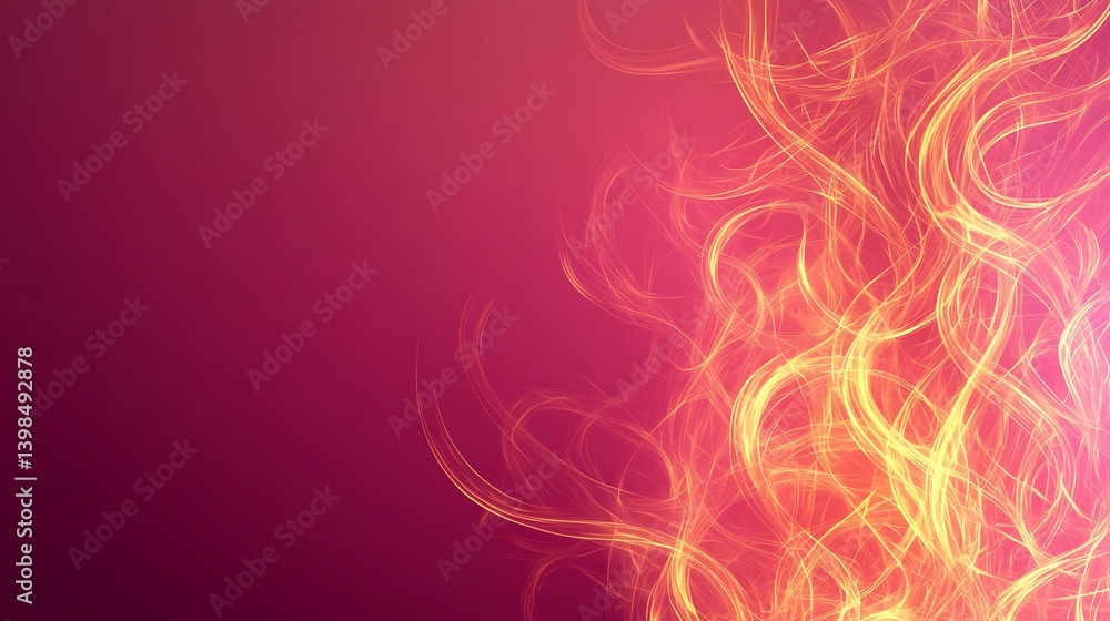 Fototapeta premium Abstract Fire Design Background (1)