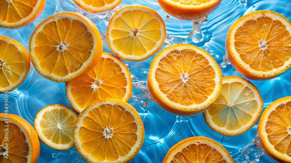 orange and blue water background orange and blue water background