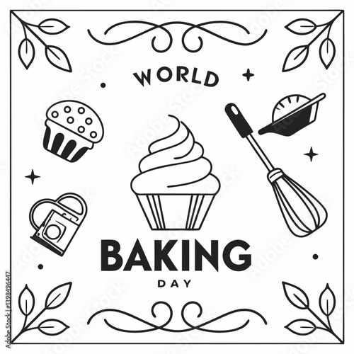 WORLD BAKING DAY  vector illustration