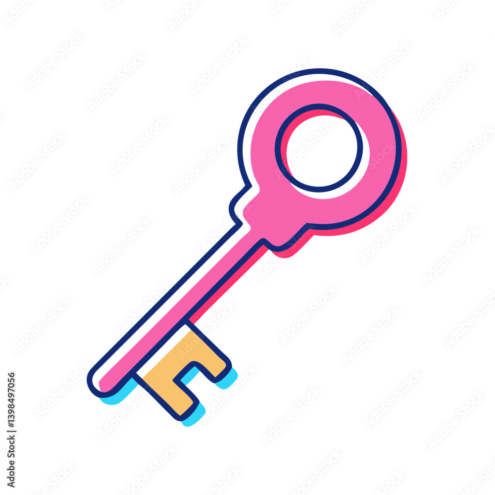 key icon, key vector illustration-simple illustration of key, perfect for key logos and icons key icon, key vector illustration-simple illustration of key, perfect for key logos and icons