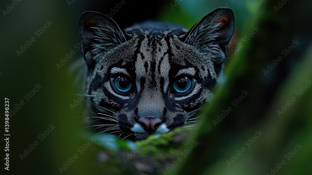 Obraz premium Jungle cat, intense gaze