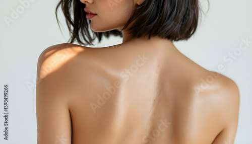 ファンタジーストーリー（美しい記憶を背中に宿す女性）