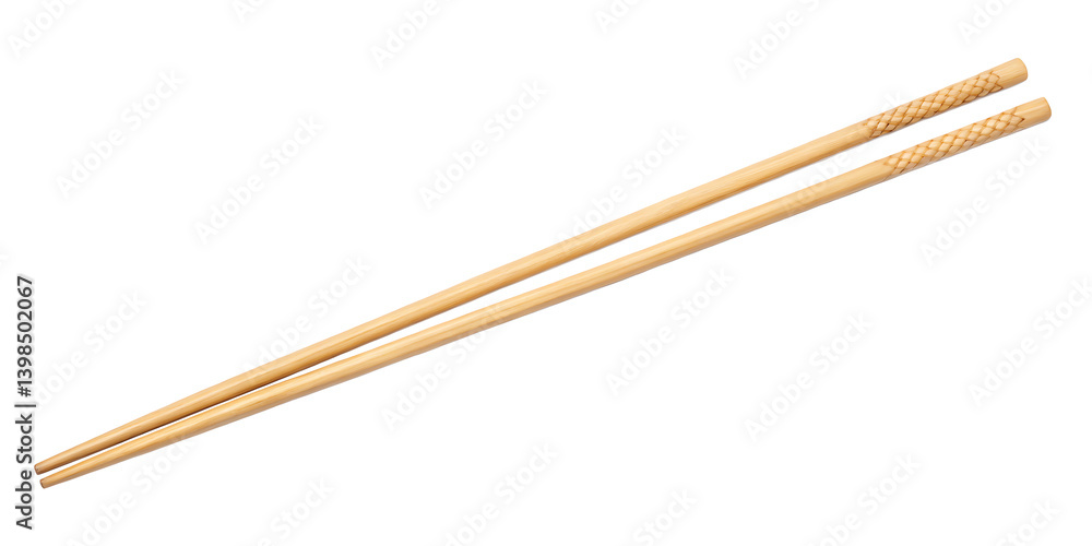 wooden chopsticks isolated on white background PNG. GENERATIVE AI wooden chopsticks isolated on white background PNG. GENERATIVE AI
