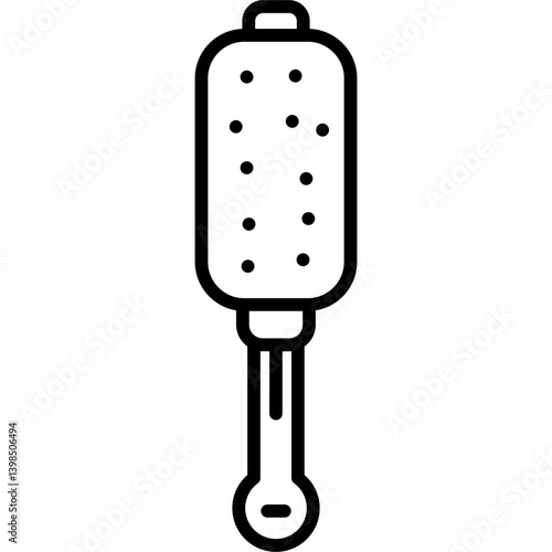 Lint Roller Icon Vector Element