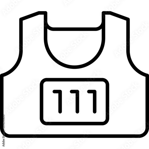 Sports Bra Icon Vector Element
