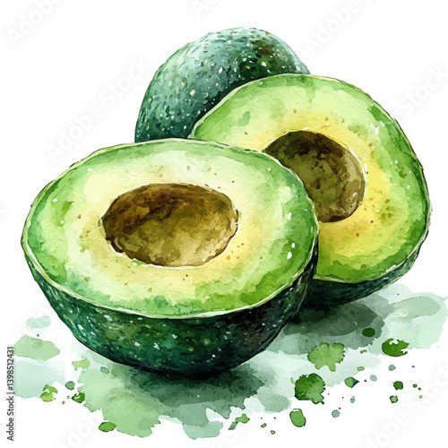 Patacon Pisao, watercolor illustration, isolated on a white background.

