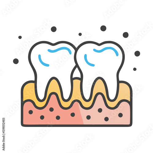  Gum Disease Medical Illustration