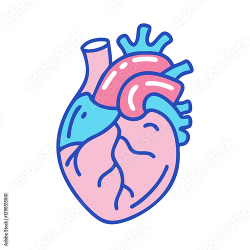  Myocardium Medical Anatomy Icon