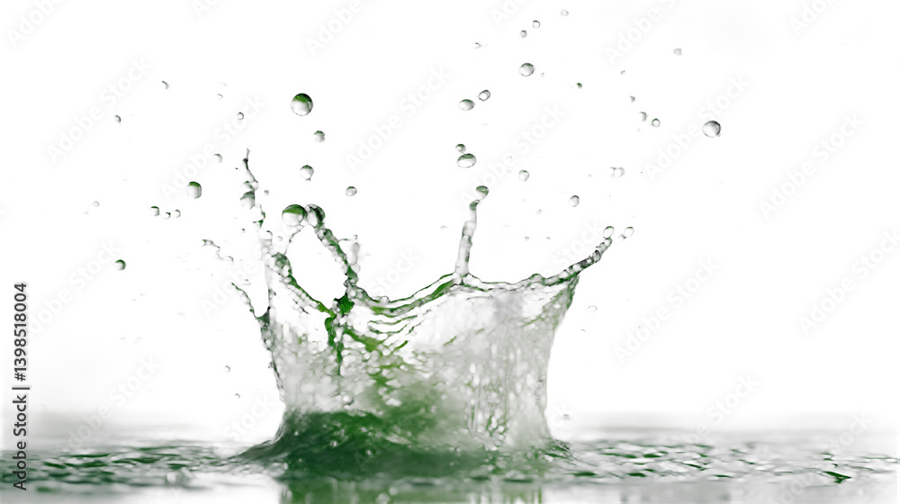 a splash of green liquid on a transparent background, PNG image, PNG file, Generative art. a splash of green liquid on a transparent background, PNG image, PNG file, Generative art.