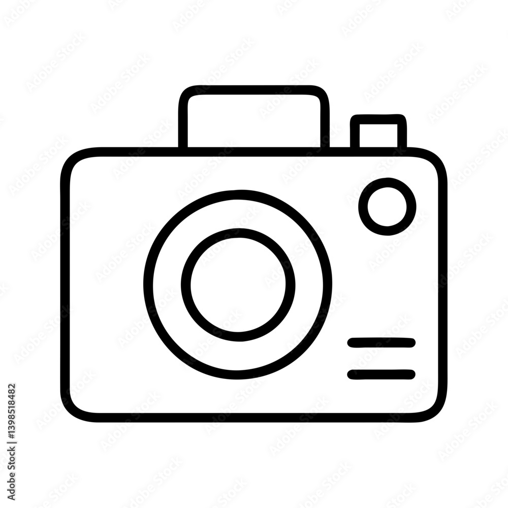 Camera outline icon photography equipment photo device lens shutter picture snapshot capture image Camera outline icon photography equipment photo device lens shutter picture snapshot capture image
