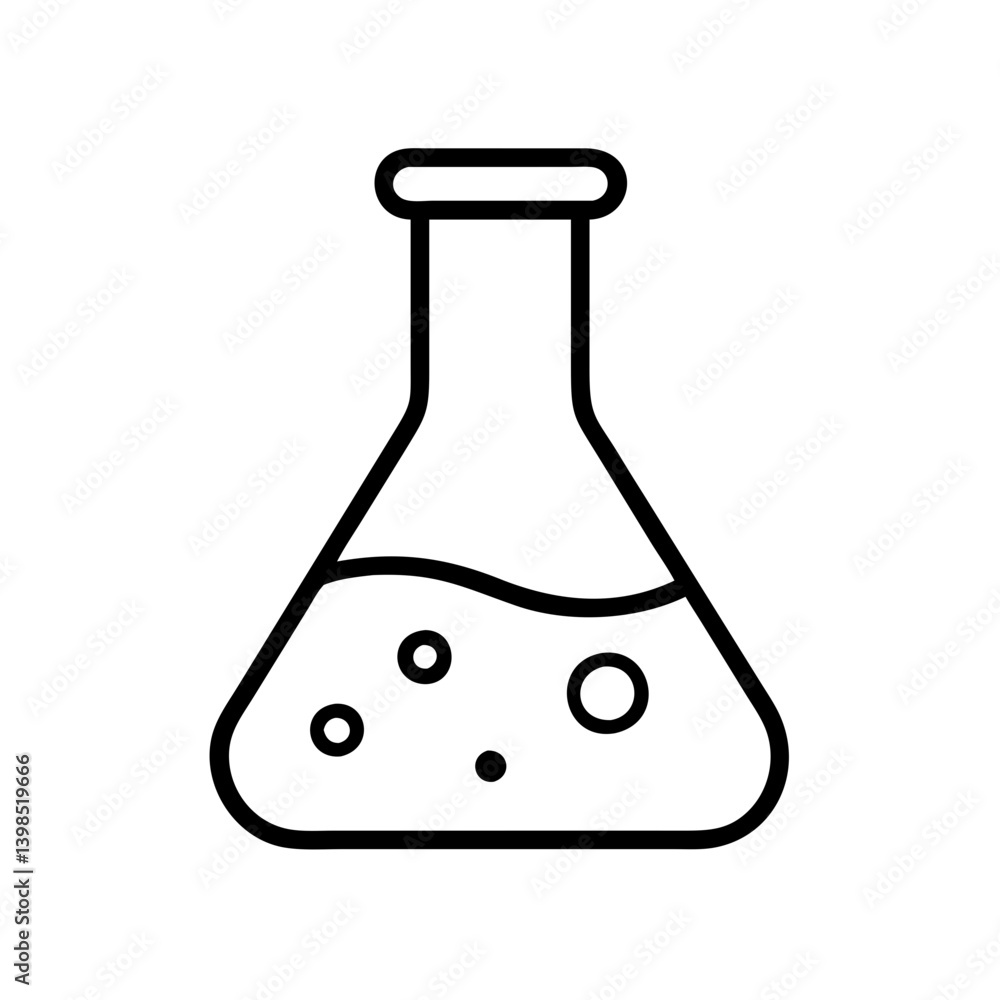 Laboratory flask experiment science research chemical reaction test tube equipment icon vector 90 Laboratory flask experiment science research chemical reaction test tube equipment icon vector 90