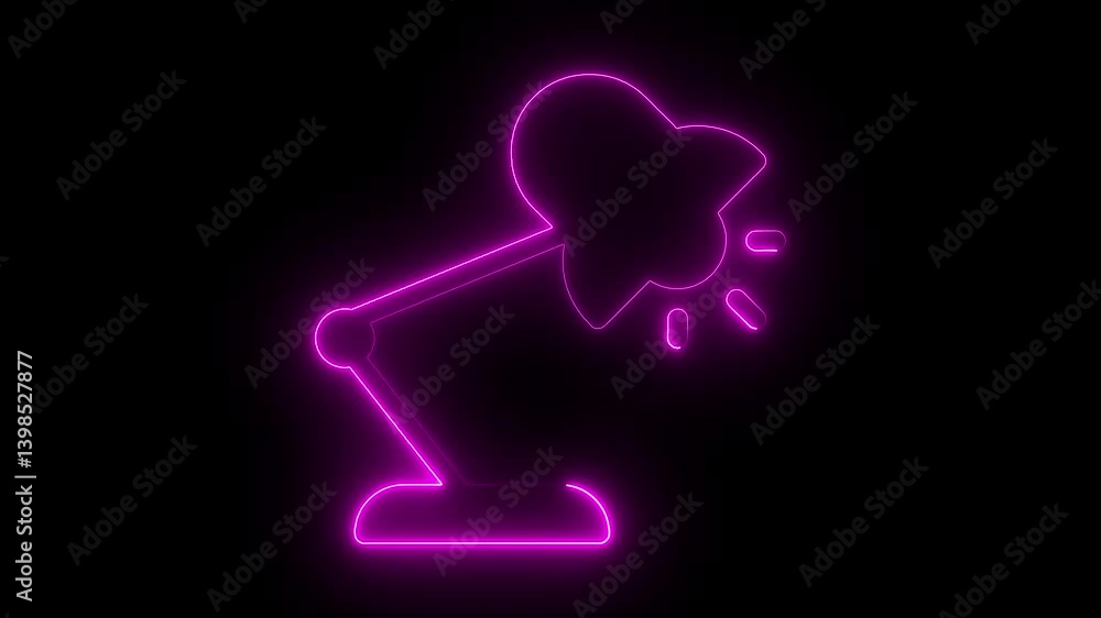 Glowing light bulb symbol animation. . Electric neon bulb icon and black background. Glowing light bulb symbol animation .Electric neon bulb icon and black background Glowing light bulb symbol animation. . Electric neon bulb icon and black background. Glowing light bulb symbol animation .Electric neon bulb icon and black background
