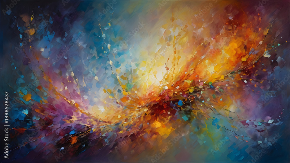 Fototapeta premium abstract colorful background, ai generated