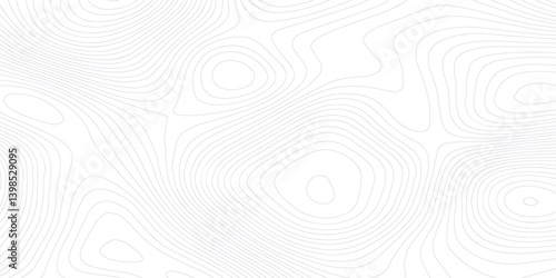 Elevated terrain abstract geographic topographic artistry vector illustration. wave Line topography map contour wavy pattern design. 