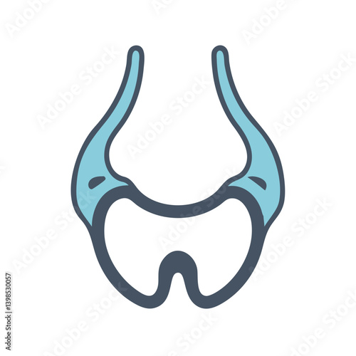  Septum Medical Anatomy Icon