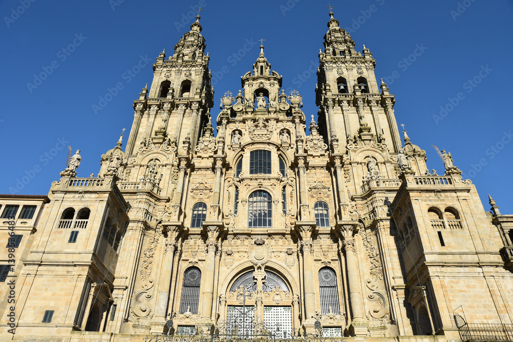 Fototapeta premium Cathédrale de Saint-Jacques de Compostelle. Espagne