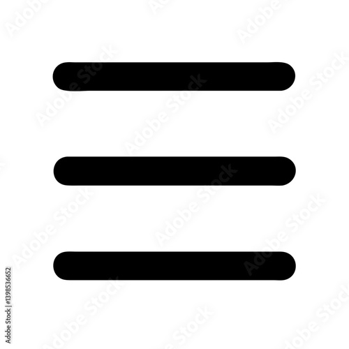 align justify  vector flat icon