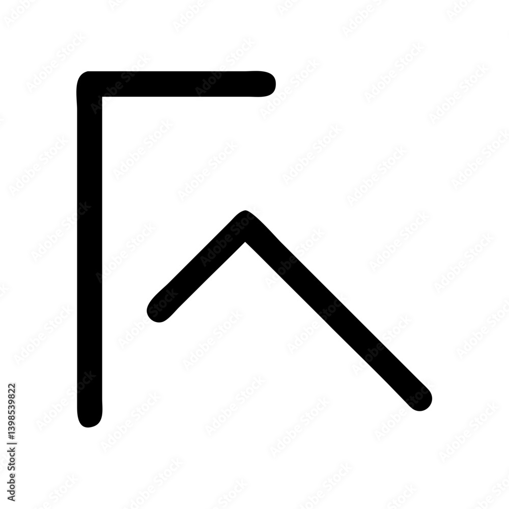 angle small up vector flat icon angle small up vector flat icon