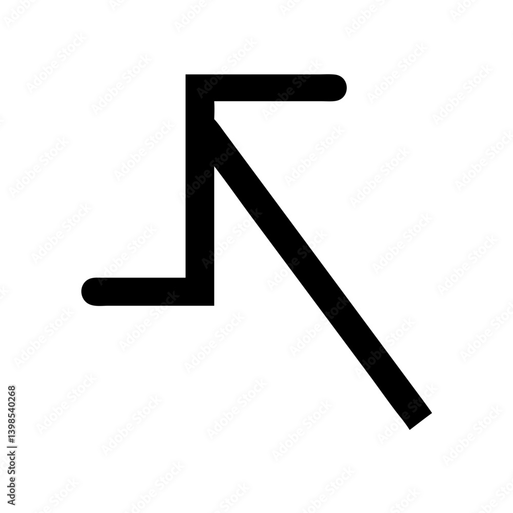 angle up glyph flat vector icon angle up glyph flat vector icon