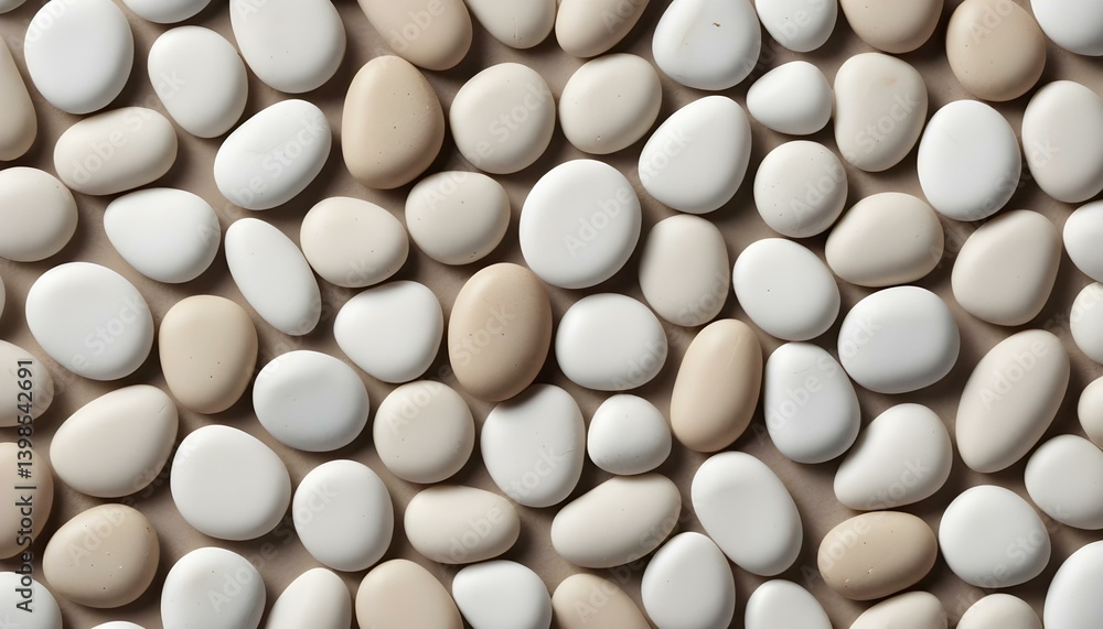 Background White Pebbles Flatlay – Minimal Stone Texture Isolated on Clean Surface Background White Pebbles Flatlay – Minimal Stone Texture Isolated on Clean Surface