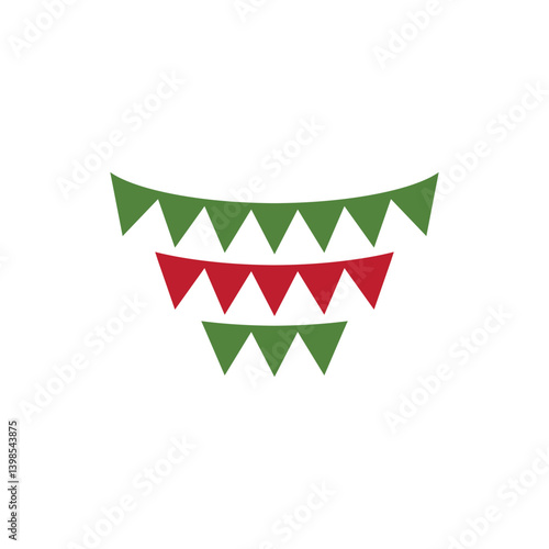 Christmas logo icon vector illustration template design