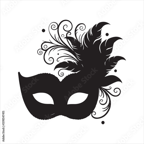 Venetian masks Vector.