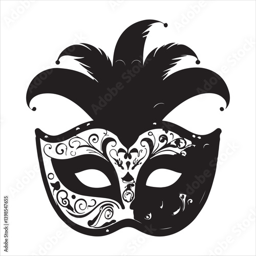 Venetian masks Vector.