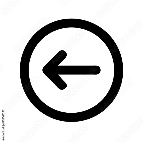 arrow circle left vector flat icon Free Download arrow circle left vector flat icon - GFXLoad