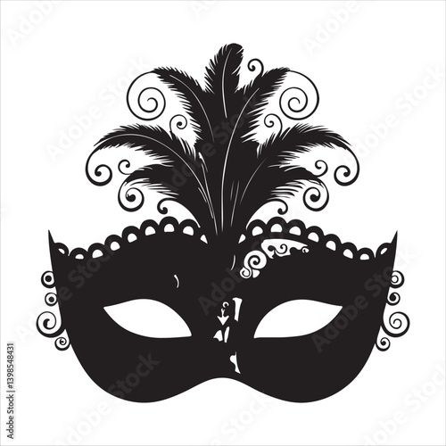 Venetian masks Vector.
