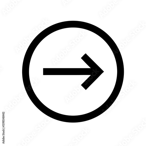 Free Download arrow circle right  vector flat icon - GFXLoad