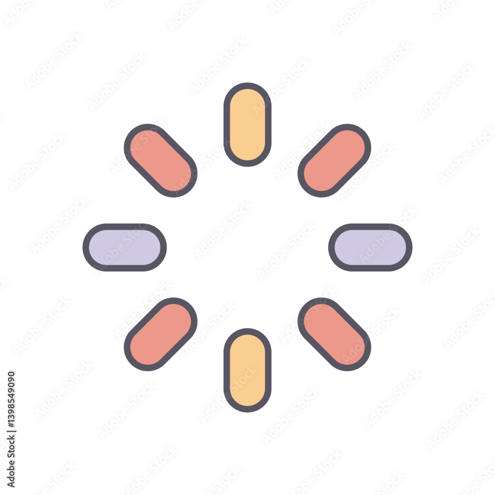 LOADING vector icon stock illustration LOADING vector icon stock illustration