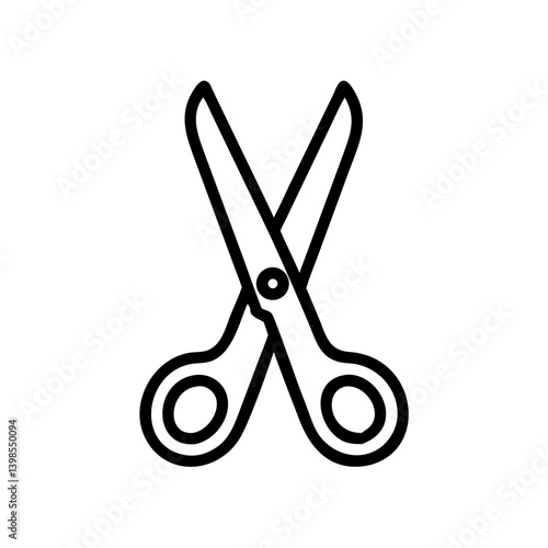 Scissors Icon for Creativity and Crafting Topics