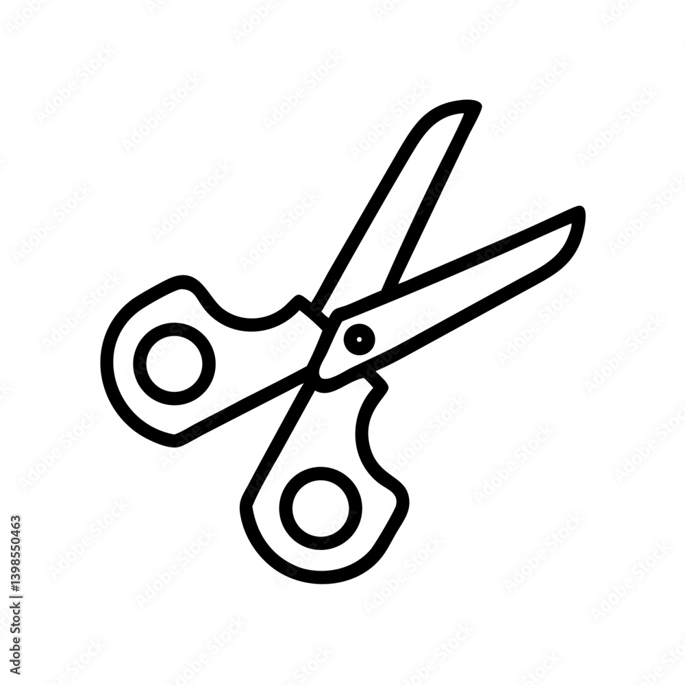 Scissors Icon for Creativity and Crafting Topics Scissors Icon for Creativity and Crafting Topics