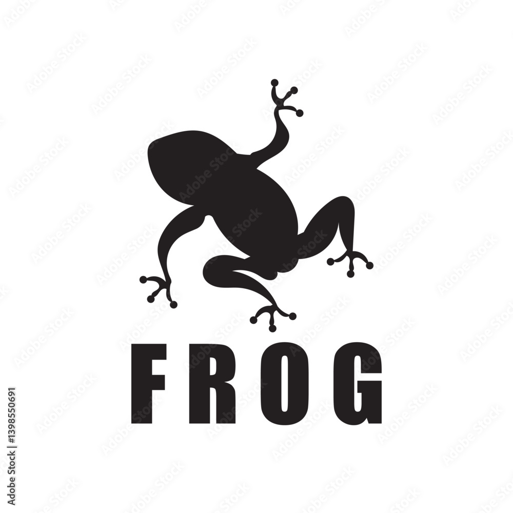 frog vector logo icon illustration template design frog vector logo icon illustration template design