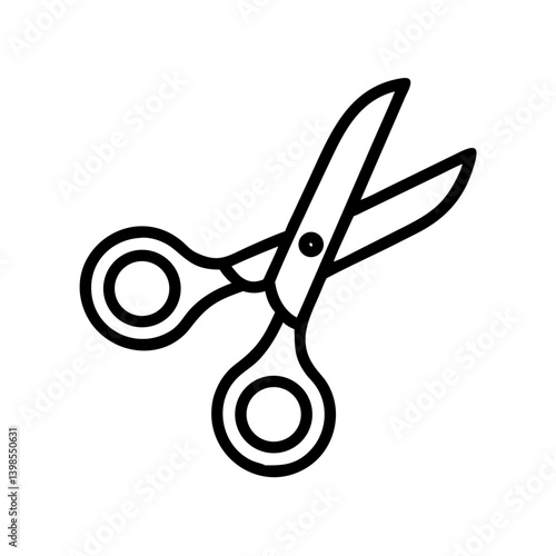 Scissors Icon for Creativity and Crafting Topics