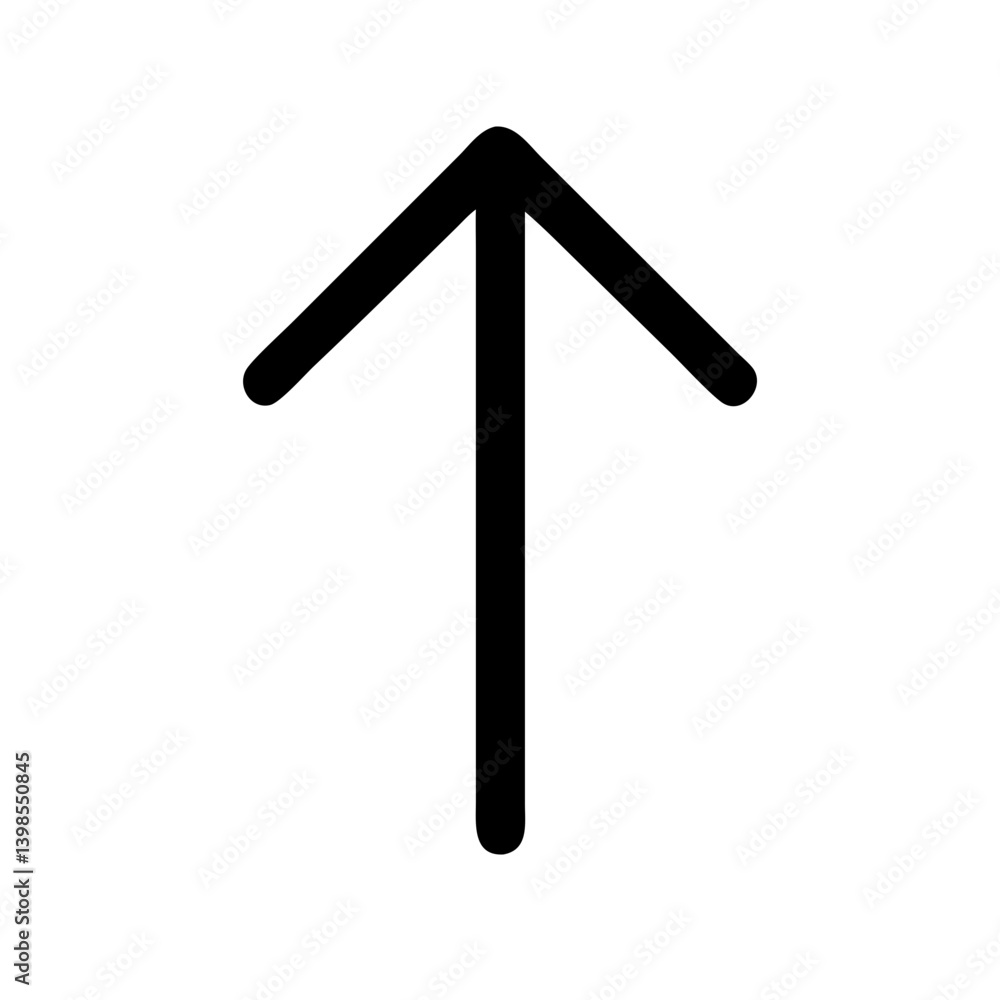 arrow up vector flat icon arrow up vector flat icon
