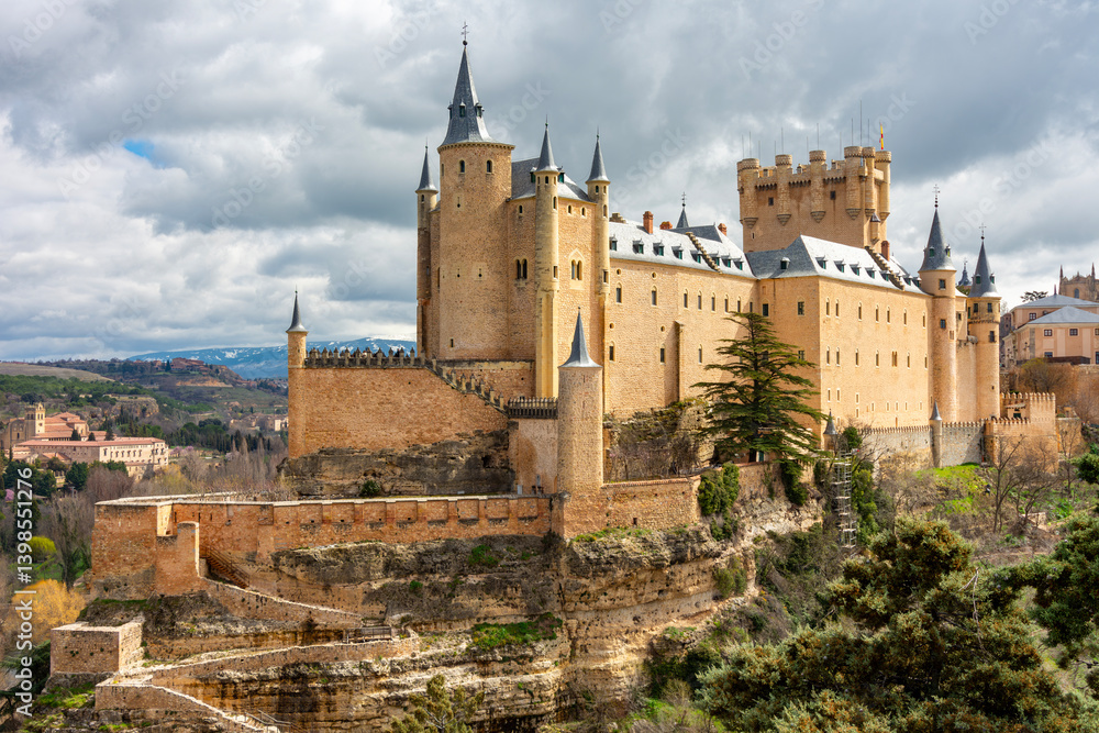 Alcazar of Segovia in Spain