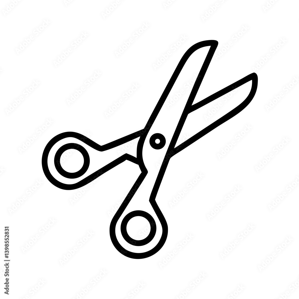 Scissors Icon for Creativity and Crafting Topics Scissors Icon for Creativity and Crafting Topics