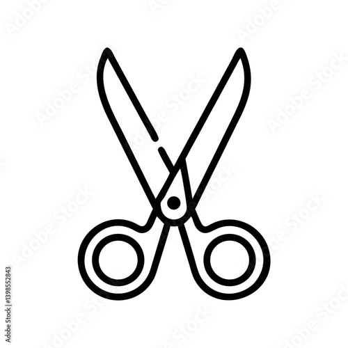Scissors Icon for Creativity and Crafting Topics