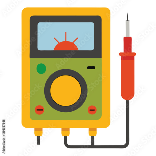  multimeter on white background