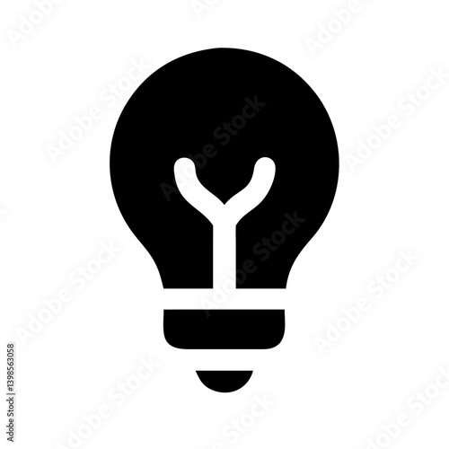 bulb  vector flat icon