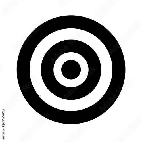 bullseye  vector flat icon