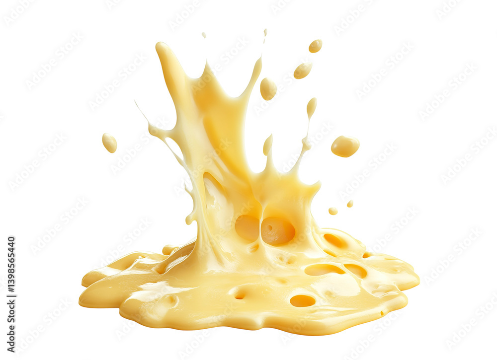 Melted cheese splash Melted cheese splash