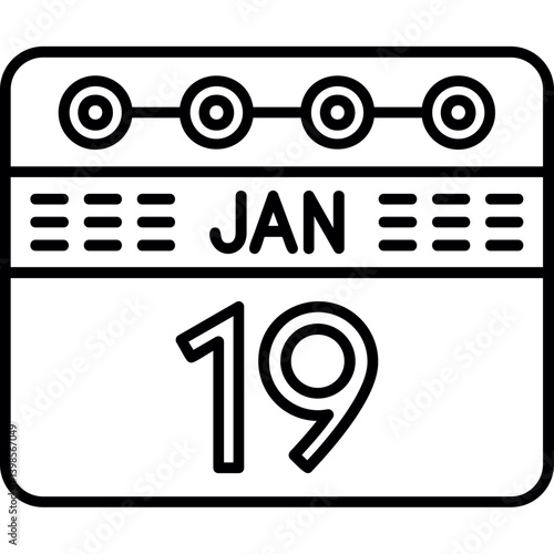 January 19 icon