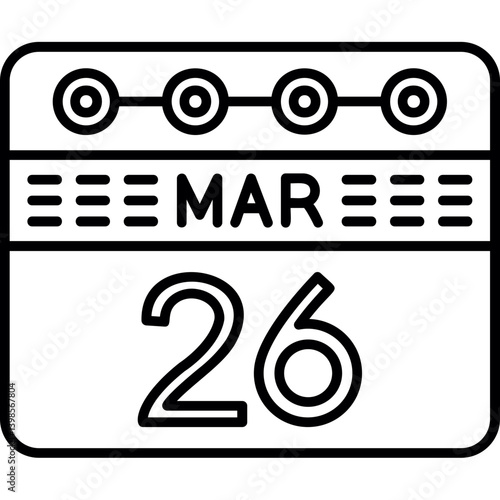 March 26 icon
